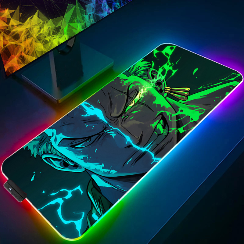 Rgb Mousepad - TEK PARÇA Zoro Mouse Pad RGB