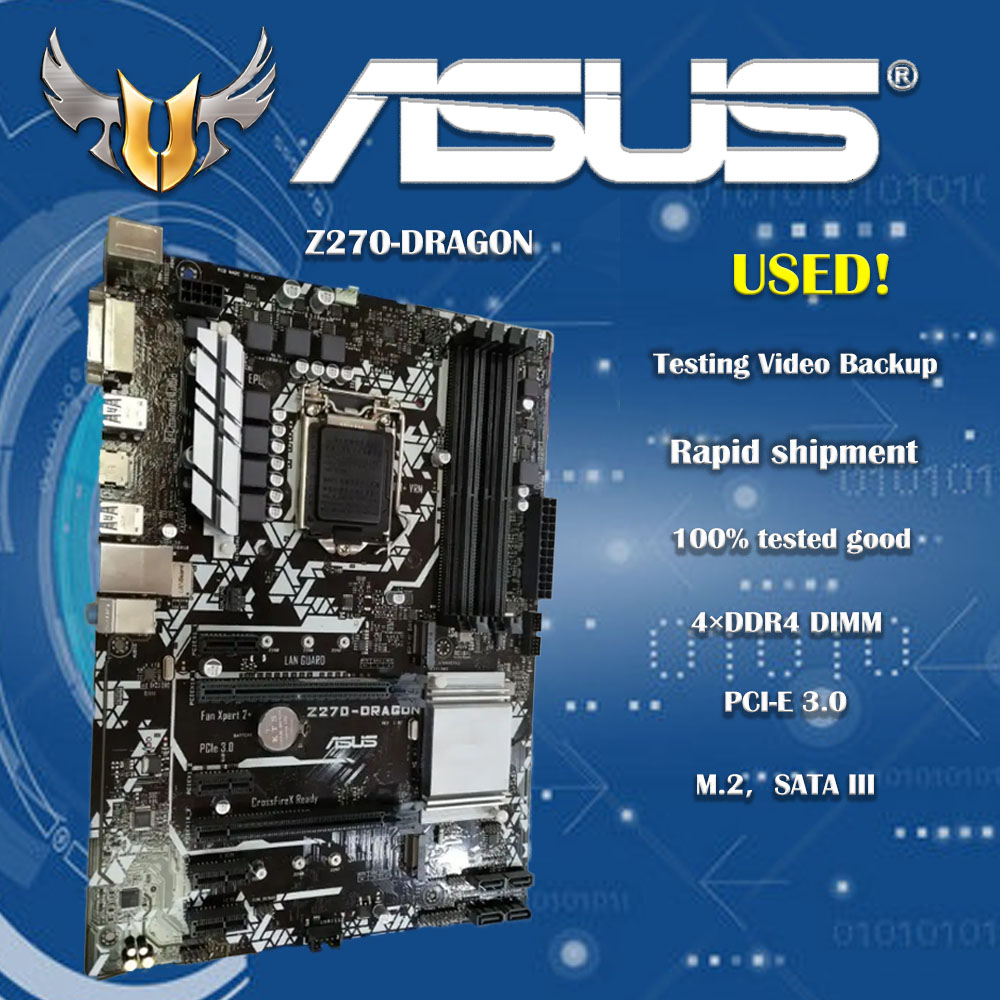 Pc Gaming Asus - Anakart Asus PRIME Z270-DRAGON Orijinal Masaüstü