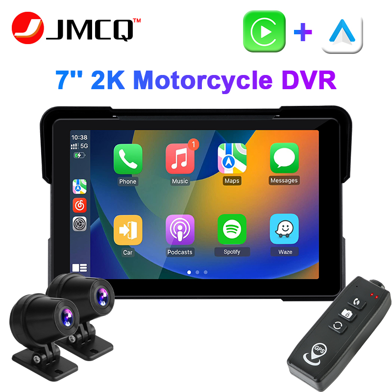 Dual Monitor Arm - JMCQ 7 inç 2K motosiklet DVR