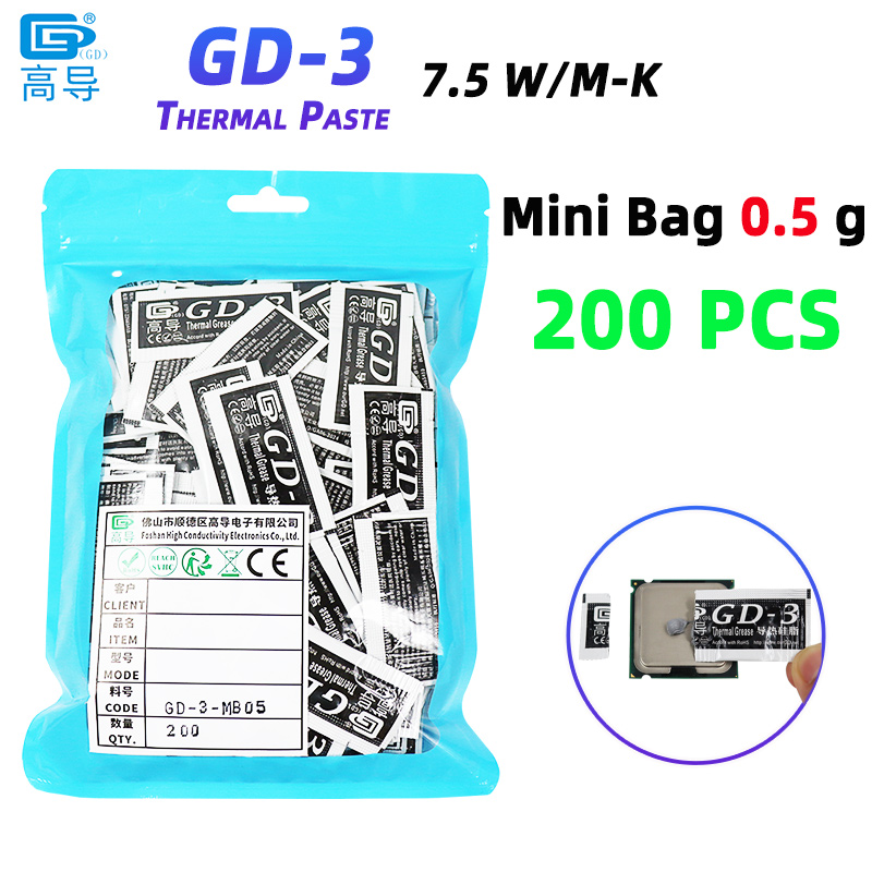Net Ağırlık 0.5 Gram 200 Adet  - Thermal Paste incelemesi ve fiyatı