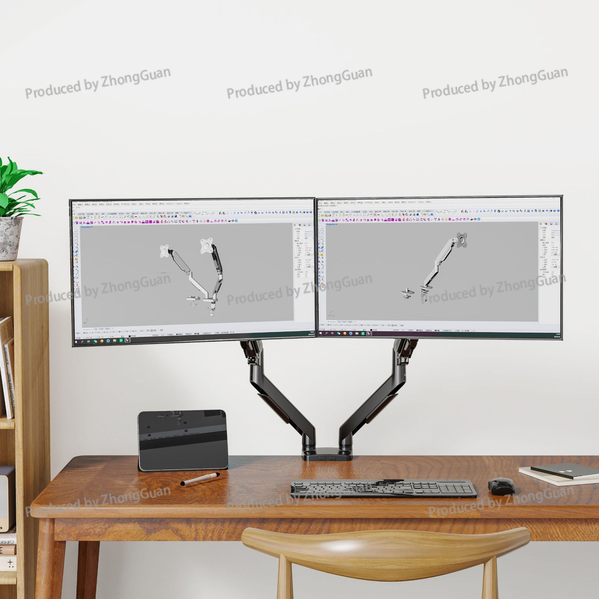 Gazlı Yaylı Çift Kollu Monitör - Dual Monitor Arm incelemesi ve fiyatı