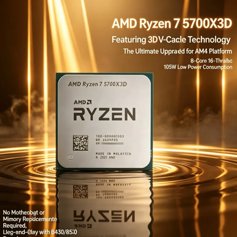 AMD Ryzen 7 5700X3D, 8 çekirde - Amd Cpu Ryzen 7 incelemesi ve fiyatı