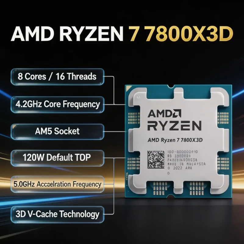AMD Ryzen 7 7800X3D Masaüstü O - Amd Cpu Ryzen 7 incelemesi ve fiyatı